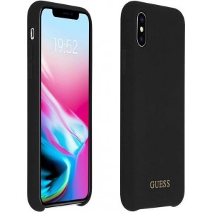 Guess backcover hoesje Silicone Apple iPhone X / Xs - Zwart