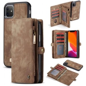 CASEME - Apple iPhone 11 Vintage Wallet Case - Bruin