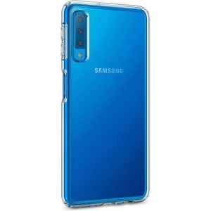 Hoesje Samsung Galaxy A7 (2018) - Spigen Liquid Crystal Case - Doorzichtig/Transparant