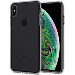 Hoesje Apple iPhone Xs Max - Spigen Liquid Crystal Case - Doorzichtig/Transparant