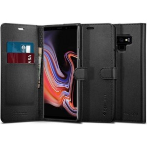 Spigen Wallet S Samsung Galaxy Note 9 Hoesje - Zwart