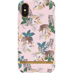 Richmond & Finch Pink Tiger - Gold details for iPhone X colourful