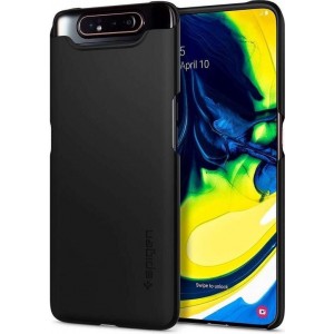 Hoesje Samsung Galaxy A80 - Spigen Thin Fit Case - Zwart