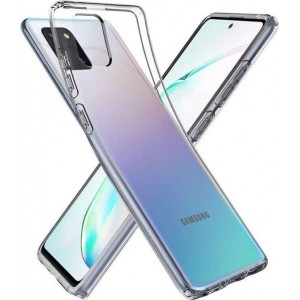 Hoesje Samsung Galaxy Note 10 Lite - Spigen Liquid Crystal Case - Doorzichtig/Transparant