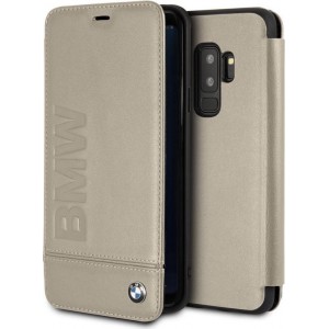 Samsung Galaxy S9+ hoesje - BMW - Beige - Leer