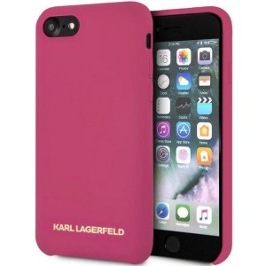 Karl Lagerfeld Silicone Case - Apple iPhone 7 (4.7") - Fuchsia