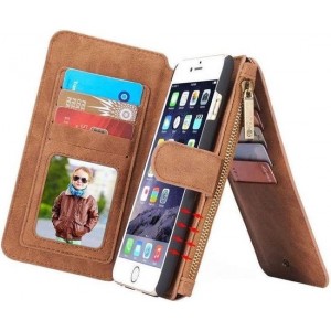 CASEME - Apple iPhone 6 / 6s Retro Removable Wallet Case - Bruin