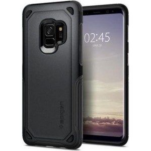 Spigen Hybrid Armor Samsung Galaxy S9 Hoesje - Graphite Gray