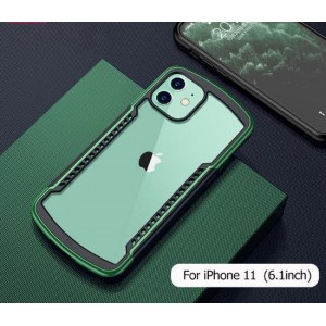 ShieldCase schokbestendig hoesje iPhone 11 - groen + glazen screen protector