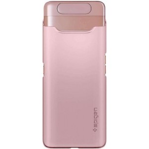 Hoesje Samsung Galaxy A80 - Spigen Thin Fit Case - Roze/Goud