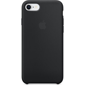 Apple Siliconen Back Cover voor iPhone 7/8 - Zwart