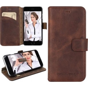 Bouletta Lederen Apple iPhone 7/8 Hoesje - BookCase - Antic Brown