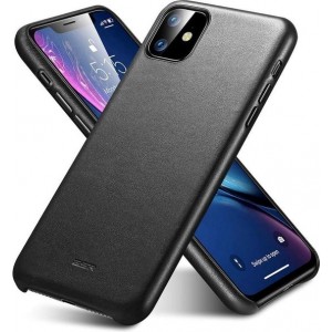 iPhone 11 - hoesje echt premium kwaliteits leer, zeer licht & zeer goede bescherming - ESR – Zwart - Metro Leather