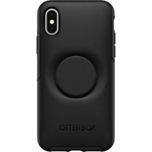 Otter + Pop Symmetry Case voor Apple iPhone X/Xs - Zwart