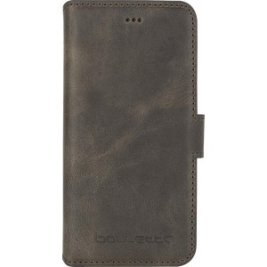 Bouletta Lederen Apple iPhone X / Xs Hoesje - BookCase - Vintage Grey