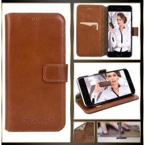 Bouletta Lederen Apple iPhone 7/8 Hoesje - BookCase - Rustic Cognac