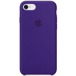 Apple Silicone Backcover iPhone SE (2020) / 8 / 7 hoesje - Ultra Violet