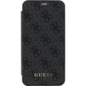 Guess 4G Charms Book Case voor Apple iPhone X / XS (5.8") - Grijs