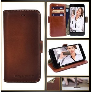 Bouletta Lederen iPhone 6(S) Hoesje WalletCase Burned Cognac