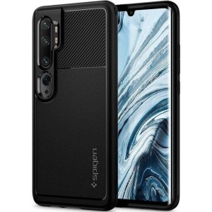 Hoesje Xiaomi Mi Note 10/10 Pro - Spigen Rugged Armor Case  - Zwart