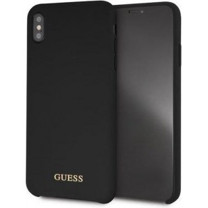 Guess iPhone XS Max (Plus) Hard Silicone Cover Black