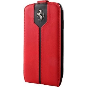 Samsung Galaxy S4 - i9500 Ferrari Originele Flip Case (Rood) - Met gratis screen protector en styluspen t.w.v €9,50