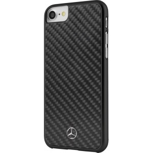 iPhone 8/7/6s/6 hoesje - Mercedes-Benz - Zwart - Carbon