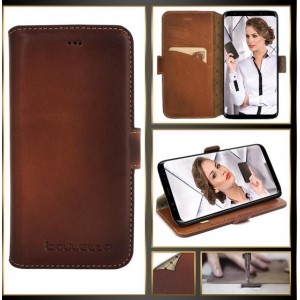 Bouletta Samsung Galaxy S8 Plus Leder Portemonnee Hoes Burned Cognac