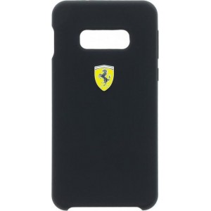 Ferrari Off-Track Silicone Case - Samsung Galaxy S10e - Zwart