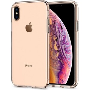 Hoesje Apple iPhone Xs - Spigen Liquid Crystal Case - Doorzichtig/Transparant