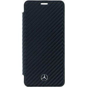 Mercedes-Benz Dynamic Carbon Case voor Samsung Galaxy S9 - Zwart