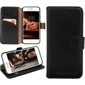 Bouletta leder Apple iPhone 7/8 Plus Hoesje - BookCase - Rustic Black