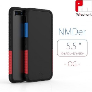 Telephant NMD iPhone 7/8 Plus Bumer Hoesje Zwart