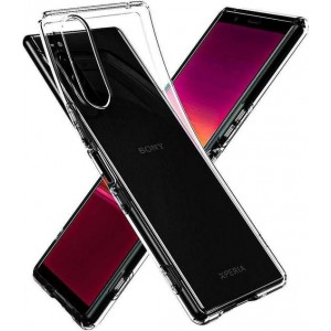 Hoesje Xiaomi Mi 9 - Spigen Liquid Crystal Case - Doorzichtig/Transparant