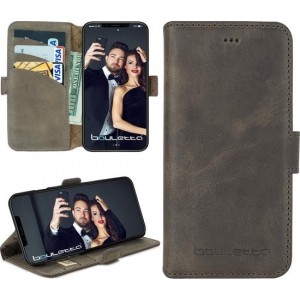 Bouletta Lederen Apple iPhone Xs Max Hoesje - BookCase - Warm Stone