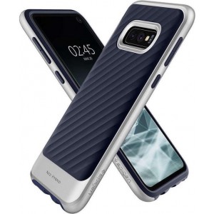 Hoesje Samsung Galaxy S10e - Spigen Neo Hybrid Case - Zilver