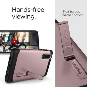 Hoesje Huawei P30 - Spigen Slim Armor Case - Rosé Goud