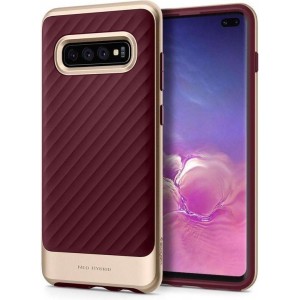 Hoesje Samsung Galaxy S10 Plus - Spigen Neo Hybrid Case - Bordeaux Rood