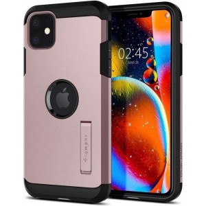 Hoesje Apple iPhone 11 - Spigen Tough Armor XP Case - Roze/Goud