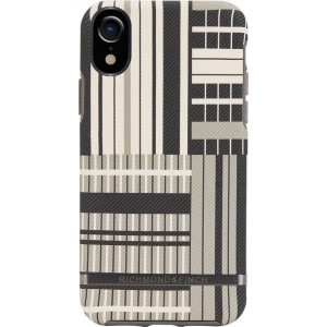 Richmond & Finch Platinum Stripes - Black details for iPhone XR colourful