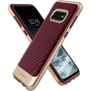 Hoesje Samsung Galaxy S10e - Spigen Neo Hybrid Case - Bordeaux Rood