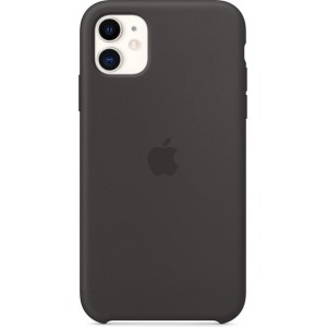 Apple Siliconen hoesje voor Apple iPhone 11 - Zwart