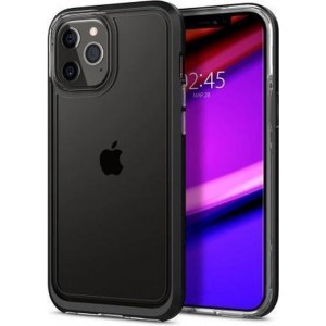 Spigen Neo Hybrid Crystal Apple iPhone 12 / 12 Pro Hoesje - Zwart