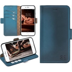 Bouletta - Lederen iPhone 7/8 - BookCase - Midnight Blue