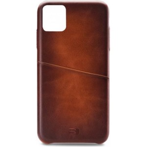 Senza Desire Leather Cover with Card Slot Apple iPhone 11 Burned Cognac