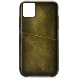 Senza Desire Leather Cover with Card Slot Apple iPhone 11 Pro Burned Olive