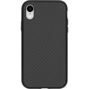 SolidSuit Backcover iPhone Xr hoesje - Carbon Fiber Black