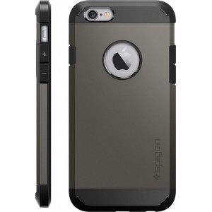 Spigen Tough Armor voor Apple iPhone 6/6s Back Cover - Grijs