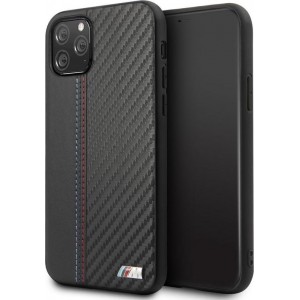 iPhone 11 Pro Backcase hoesje - BMW - Effen Zwart - Kunstleer