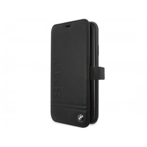 BMW Bookcase hoesje Zwart - Echt Leer - voor iPhone 11 Pro Max